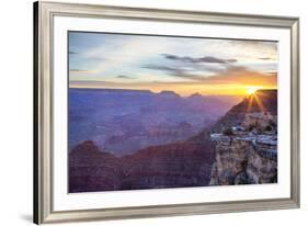 Arizona, Grand Canyon National Park, South Rim, Mather Point, Sunrise-Jamie & Judy Wild-Framed Premium Photographic Print