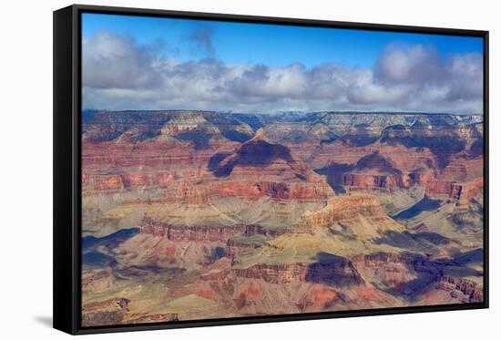 Arizona, Grand Canyon National Park, South Rim, Mather Point-Jamie & Judy Wild-Framed Stretched Canvas