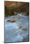 Arizona, Grand Canyon NP. Havasu Creek's Blue Water Through Canyon-Don Grall-Mounted Photographic Print