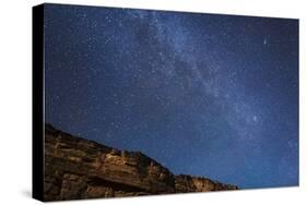 Arizona, Grand Canyon NP. The Milky Way Above Rim of Marble Canyon-Don Grall-Stretched Canvas