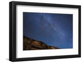 Arizona, Grand Canyon NP. The Milky Way Above Rim of Marble Canyon-Don Grall-Framed Photographic Print