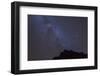 Arizona, Grand Canyon NP. The Milky Way over the Rim of Grand Canyon-Don Grall-Framed Photographic Print