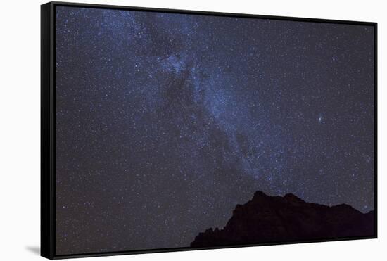 Arizona, Grand Canyon NP. The Milky Way over the Rim of Grand Canyon-Don Grall-Framed Stretched Canvas