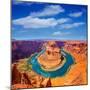 Arizona Horseshoe Bend Meander of Colorado River in Glen Canyon-holbox-Mounted Photographic Print