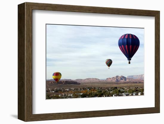 Arizona Hot Air Balloons-Dan Schreiber-Framed Photographic Print