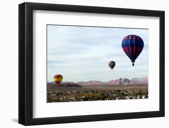 Arizona Hot Air Balloons-Dan Schreiber-Framed Photographic Print
