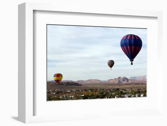 Arizona Hot Air Balloons-Dan Schreiber-Framed Photographic Print