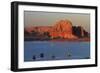 Arizona, Houseboats on Lake Powell at Wahweap-David Wall-Framed Photographic Print