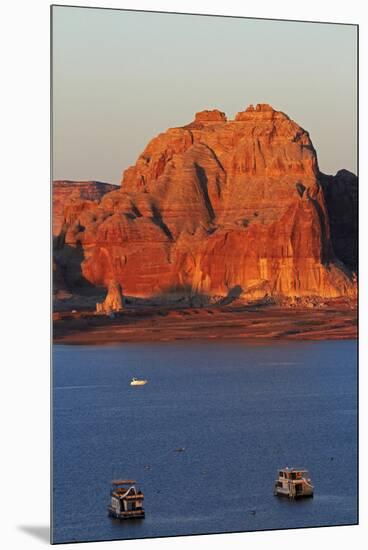 Arizona, Houseboats on Lake Powell at Wahweap-David Wall-Mounted Premium Photographic Print