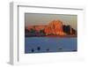 Arizona, Houseboats on Lake Powell at Wahweap-David Wall-Framed Photographic Print