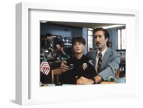 Arizona Junior RAISING ARIZONA by Joel Coen and Ethan Coen with Holly Hunter and Nicolas Cage, 1987-null-Framed Photo