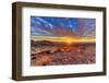 Arizona, Lake Havasu City. Sunset on Desert-Jaynes Gallery-Framed Photographic Print