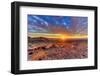 Arizona, Lake Havasu City. Sunset on Desert-Jaynes Gallery-Framed Photographic Print