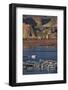 Arizona, Lake Powell and Houseboats at Wahweap Marina, Wahweap-David Wall-Framed Photographic Print