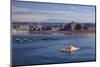 Arizona, Lake Powell and Houseboats at Wahweap Marina-David Wall-Mounted Photographic Print