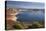 Arizona, Lake Powell at Wahweap, Far Shoreline Is in Utah-David Wall-Stretched Canvas