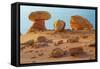 Arizona, Lake Powell. Rock Formations at Padre Bay-Jaynes Gallery-Framed Stretched Canvas