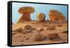 Arizona, Lake Powell. Rock Formations at Padre Bay-Jaynes Gallery-Framed Stretched Canvas