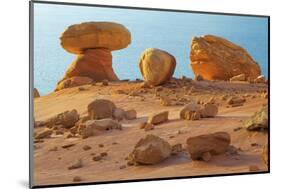 Arizona, Lake Powell. Rock Formations at Padre Bay-Jaynes Gallery-Mounted Photographic Print