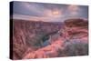 Arizona Landscape at Horseshoe Bend-Vincent James-Stretched Canvas