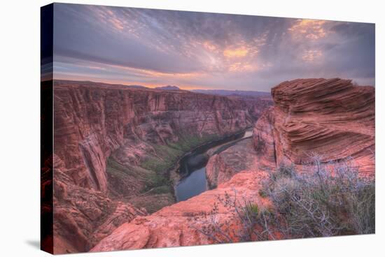 Arizona Landscape at Horseshoe Bend-Vincent James-Stretched Canvas