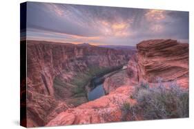 Arizona Landscape at Horseshoe Bend-Vincent James-Stretched Canvas