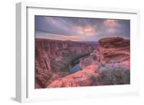 Arizona Landscape at Horseshoe Bend-Vincent James-Framed Photographic Print