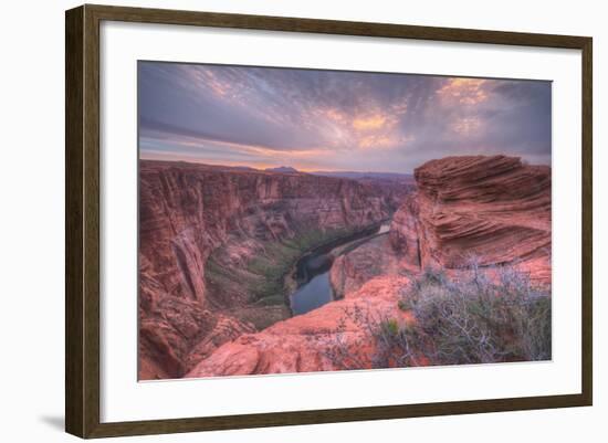 Arizona Landscape at Horseshoe Bend-Vincent James-Framed Photographic Print