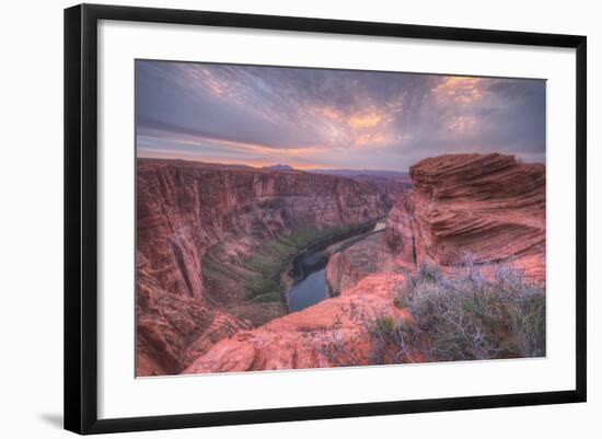 Arizona Landscape at Horseshoe Bend-Vincent James-Framed Photographic Print