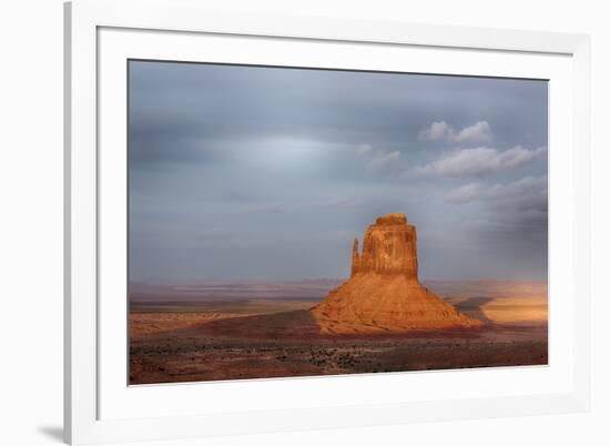 Arizona, Monument Valley, East Mitten at sunset-Jamie & Judy Wild-Framed Premium Photographic Print