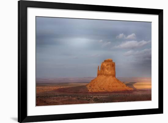 Arizona, Monument Valley, East Mitten at sunset-Jamie & Judy Wild-Framed Premium Photographic Print