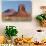 Arizona, Monument Valley, East Mitten Butte and Saddleback Mesa-Jamie & Judy Wild-Stretched Canvas displayed on a wall