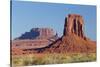 Arizona, Monument Valley, East Mitten Butte and Saddleback Mesa-Jamie & Judy Wild-Stretched Canvas