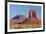 Arizona, Monument Valley, East Mitten Butte and Saddleback Mesa-Jamie & Judy Wild-Framed Premium Photographic Print