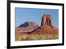 Arizona, Monument Valley, East Mitten Butte and Saddleback Mesa-Jamie & Judy Wild-Framed Premium Photographic Print