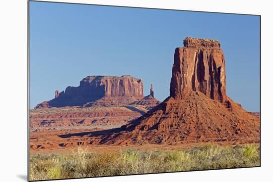 Arizona, Monument Valley, East Mitten Butte and Saddleback Mesa-Jamie & Judy Wild-Mounted Premium Photographic Print