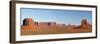 Arizona, Monument Valley, Merrick Butte, East Mitten Butte and Castle Butte-Jamie & Judy Wild-Framed Photographic Print