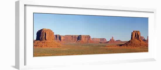 Arizona, Monument Valley, Merrick Butte, East Mitten Butte and Castle Butte-Jamie & Judy Wild-Framed Photographic Print