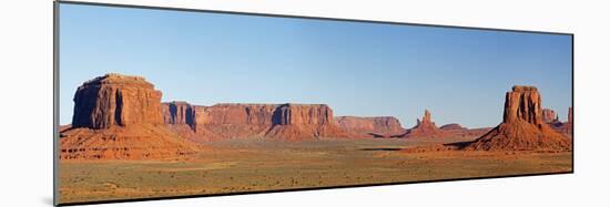 Arizona, Monument Valley, Merrick Butte, East Mitten Butte and Castle Butte-Jamie & Judy Wild-Mounted Photographic Print