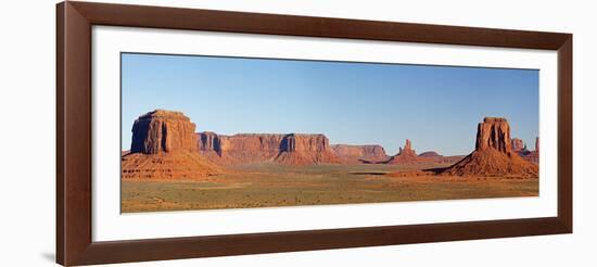 Arizona, Monument Valley, Merrick Butte, East Mitten Butte and Castle Butte-Jamie & Judy Wild-Framed Photographic Print