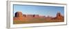 Arizona, Monument Valley, Merrick Butte, East Mitten Butte and Castle Butte-Jamie & Judy Wild-Framed Photographic Print