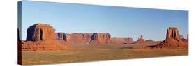 Arizona, Monument Valley, Merrick Butte, East Mitten Butte and Castle Butte-Jamie & Judy Wild-Stretched Canvas