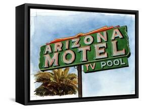 Arizona Motel on 6th Avenue, 2004-Lucy Masterman-Framed Stretched Canvas