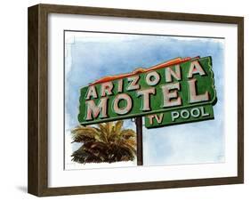 Arizona Motel on 6th Avenue, 2004-Lucy Masterman-Framed Giclee Print