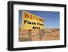 Arizona, Navajo Nation, Antelope Canyon, Hasdestwazi. Warning Sign-Kevin Oke-Framed Photographic Print