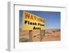 Arizona, Navajo Nation, Antelope Canyon, Hasdestwazi. Warning Sign-Kevin Oke-Framed Photographic Print