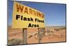 Arizona, Navajo Nation, Antelope Canyon, Hasdestwazi. Warning Sign-Kevin Oke-Mounted Photographic Print