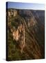 Arizona, North Rim, Eroded Face of Cape Final at Sunrise, View from Cape Royal-John Barger-Stretched Canvas