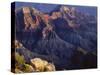Arizona, North Rim, Evening Light on Flat-Topped Deva Temple and Brahma Temple-John Barger-Stretched Canvas