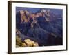 Arizona, North Rim, Evening Light on Flat-Topped Deva Temple and Brahma Temple-John Barger-Framed Photographic Print